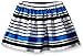 Gymboree Girls' Blue Black White Stripe Skirt