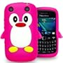 Coque Housse Etui Cas Pour Blackberry Curve 9320 9220 AOA Cases® (Rose Chaud Pingouin) Coque Housse Etui Cas Pour Blackberry Curve 9320 9220 AOA Cases® (Rose Chaud Pingouin)