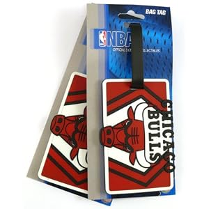 Buy Chicago Bulls Two Pack Soft Laser Bag Tag