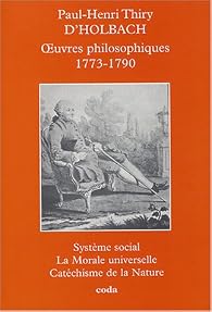 Oeuvres philosophiques 1773-1790 - Babelio
