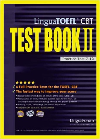 lingua toefl cbt test book ii practice test 7 12 bk ii