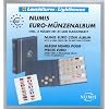 Numis Euro-M�nzenalbum: Komplett-Album im blauen 4-Ring-Binder aus Kunststoff inkl. 5 H�llen NH 24 (f�r 15 komplett EURO-Kursm�nzens�tze) und farbigem ... Euro-Zeichen auf dem Albumdeckel