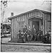 City Point, Virginia. Lt. Col. Ely S. Parker (Gen. Grant's military secretary), Gen. ...