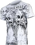 Silver Star Blood Clot Men's Tee, L, WH