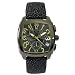 LANCASTER JOSS STEEL CHRONO WATCH BLACK W/ YELLOW OLA0251BNRGLNR