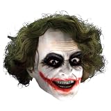 Joker 3/4 Vinyl Mask With Hair