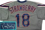 Darryl Strawberry New York Mets Autographed Majestic Jersey