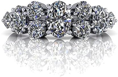 Claudia Nine Stone Anniversary Ring 1.72 CTW