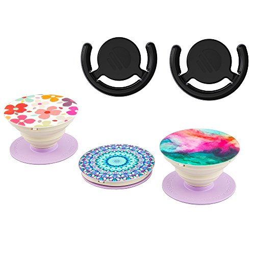 Popsockets Expanding Phone Stand Grip and Mount Assorted Colors 5 Pack