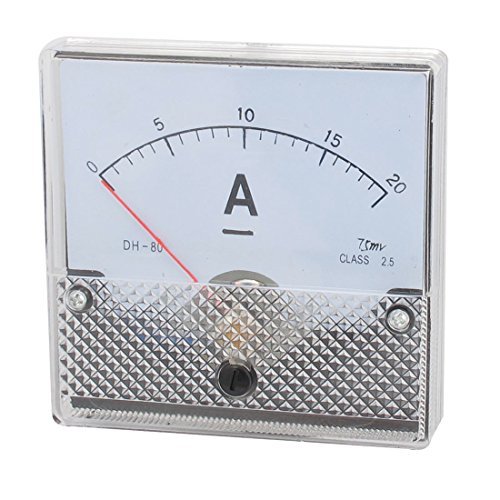 Best Deal DH80 DC 020A Class 2.5 Accuracy Panel Analog Ammeter Ampere