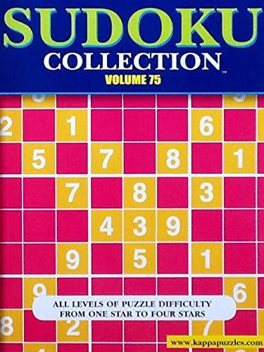 Sudoku Collection Puzzle Book Volume 75 ~ Including Kakuro (Cross Sums)
