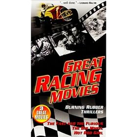 Great Racing Movies (The Fast and the Furious-1954/The Big Wheel/Hot Rod Girl) - EP Mode [VHS]