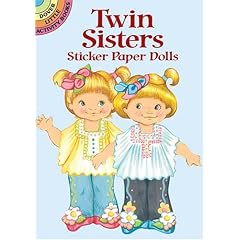 Twin Sisters Sticker Paper Dolls (Dover Little Activity Books)