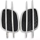 Sturdy 3M Mounting Car Auto Air Scoop Hood Flow Intake Side Vent Cover Fender Mesh... by Astra Security