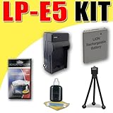 LP-E5 Lithium Ion Replacement Battery/Charger for Canon EOS Rebel T1i XS XS ....
