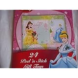 Disney Princess 24 Peel N Stick Gift Tags