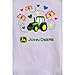 John Deere Toddler and Girls 3 pc Pajamas Set (2T, Lilac Tractor)