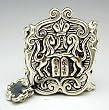Sterling Silver Torah Shield Miniature S/N: #2837