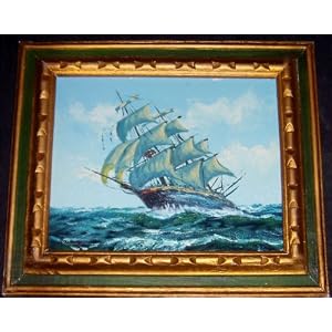 Decorative Small Framed Oil Painting 