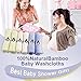 MUMSON Luxury SOFT Baby Bath Washcloths, Family Choice Awards Winner and Baby Maternity Top Chocie Award winner 6 Pack 10