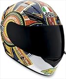 AGV K3 Dreamtime Helmet - Large/Orange/Blue