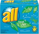 All Powder Laundry Detergent, Fresh Rain, 40-Load Box (Pack of 4)