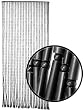 Black Bamboo Beaded Curtains #6429