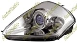 2000 - 2005 ( 2001 2002 2003 2004 ) / 00-05 ( 01 02 03 04 ) MITSUBISHI ECLIPSE EURO PROJECTOR HEADLIGHTS - CHROME W/ BLUE - W/ HALO