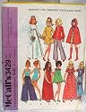 McCall's Vintage Crafts Fashion 3429 Doll Clothes