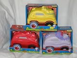 3 SOFT VEHICLES - CLIFFORD THE BIG RED DOG AND FRIENDS - LIGHTS AND SOUND
