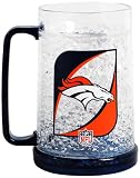 NFL Denver Broncos 16-Ounce Crystal Freezer Mug