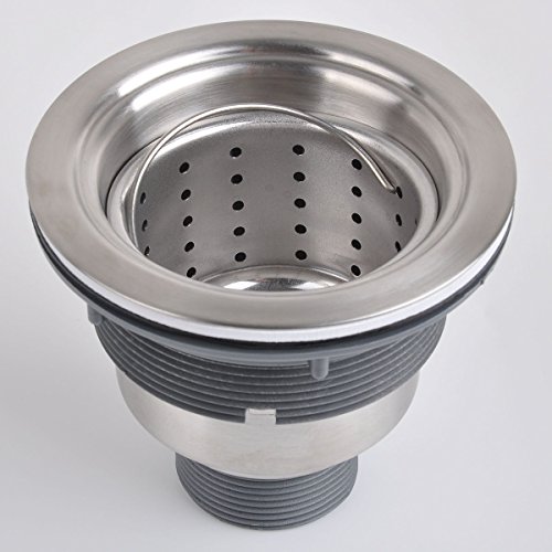 KONE 31/2inch Kitchen Sink Strainer with Removable Deep Waste Basket