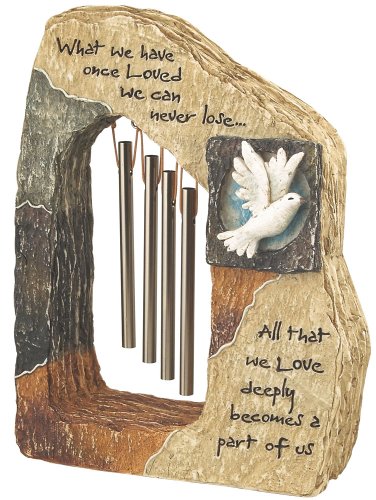 Carson Home Accents Dove Remembrance Garden Chime 