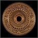 Elk Lighting M1006AB Floral Wreath Ceiling Medallion Finish: Gold