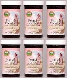 Naturessunshine Female Comfort Glandular System Support 100 Capsules (Pack of 6)