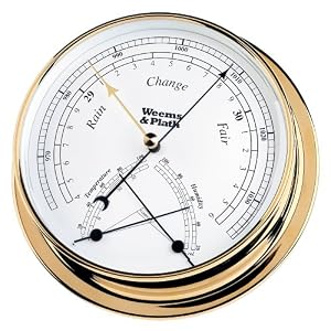 Weems and Plath Endurance Collection 145 Barometer and Comfortmeter Combination (Brass) by