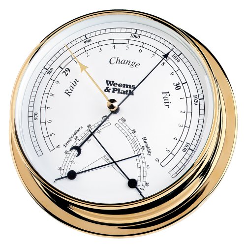 Weems & Plath Endurance Collection 145 Barometer and Comfortmeter Combination (Brass)