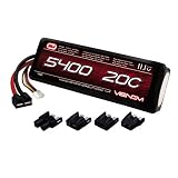 Venom 20C 3S 5400mAh 11.1 LiPO Battery with Universal Plug System