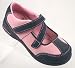 Pediped Flex Janine Toddler Girl's Nubuck Mary Janes in Pink Navy