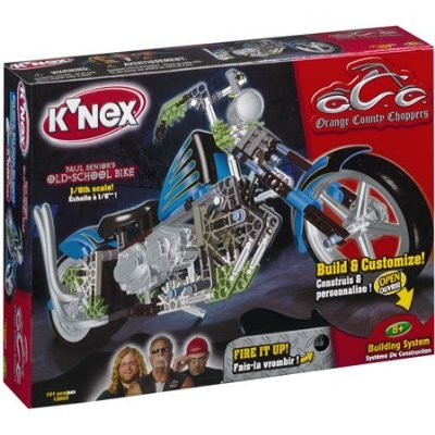 Childrens Toyshop  Toys : K'nex Mikey's All Star Light Up Bike (1/6th Scale) - Orange County Choppers Series