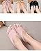 HONOW Women's No Show Toe Socks Invisible Liner Summer Casual (Pack of 3)
