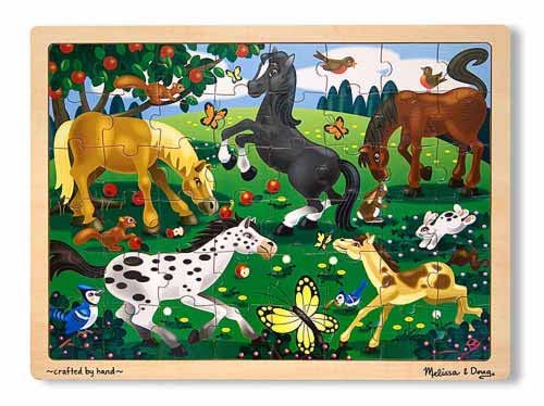 Melissa & Doug - 13801 - Frolicking Horses Jig (48 Pc)