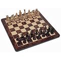 Wood Expressions Chinese Warrior Chess Set