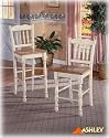 Ashley Furniture Cottage Retreat 24" Bar Stool (qty 2) - Free Shipping!