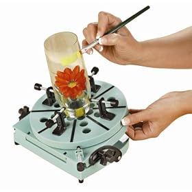 One Stroke 4168 Folk Art Adjustable-Tilt Painting Carousel/Turnstyle