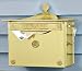 Brass Old-Style Mailbox - 14 1/8