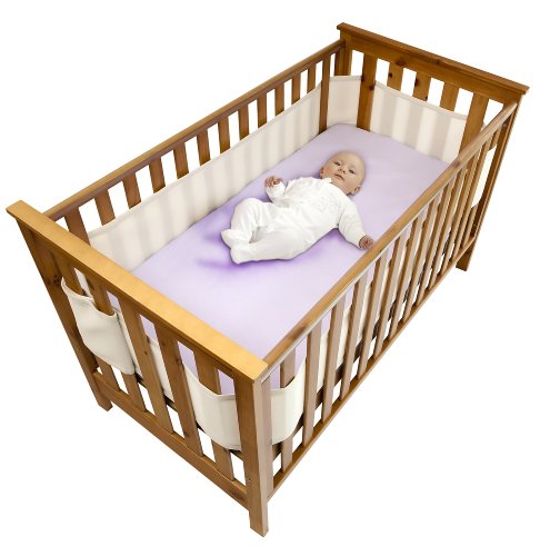 Safe Dreams 4 Sided Cot Wrap (Ivory)