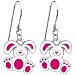 Handcrafted Pink Floppy Ear Bunny Earrings