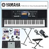 Yamaha PSR-E333 61 Key Mid Level Keyboard Outfit