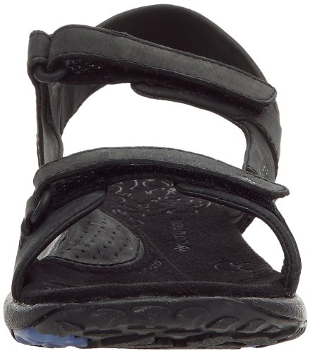 Columbia Avo III, Sandales cuir randonnée femme - Noir, 41 1/3 EU